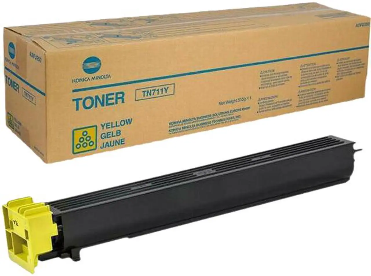Main image of Konica Minolta TN711Y Original Toner Cartridge - Yellow - Laser - 31500 Pages - 1 Pack