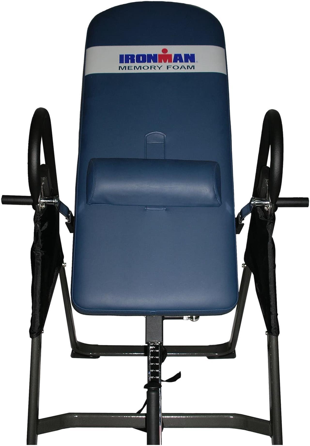 Alt view image 2 of 9 - Ironman Gravity 4000 Inversion Table with Memory Foam