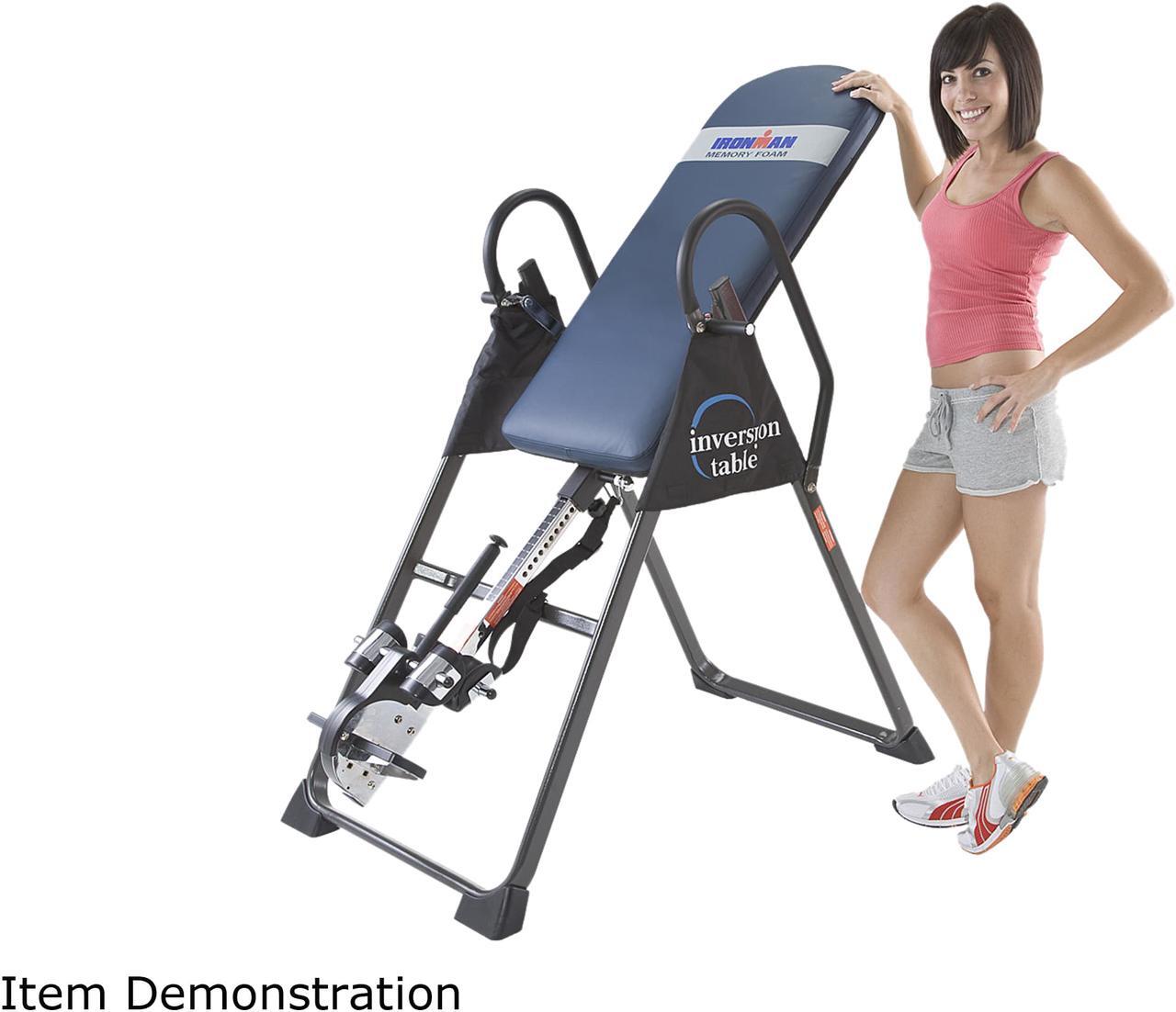 Alt view image 3 of 9 - Ironman Gravity 4000 Inversion Table with Memory Foam