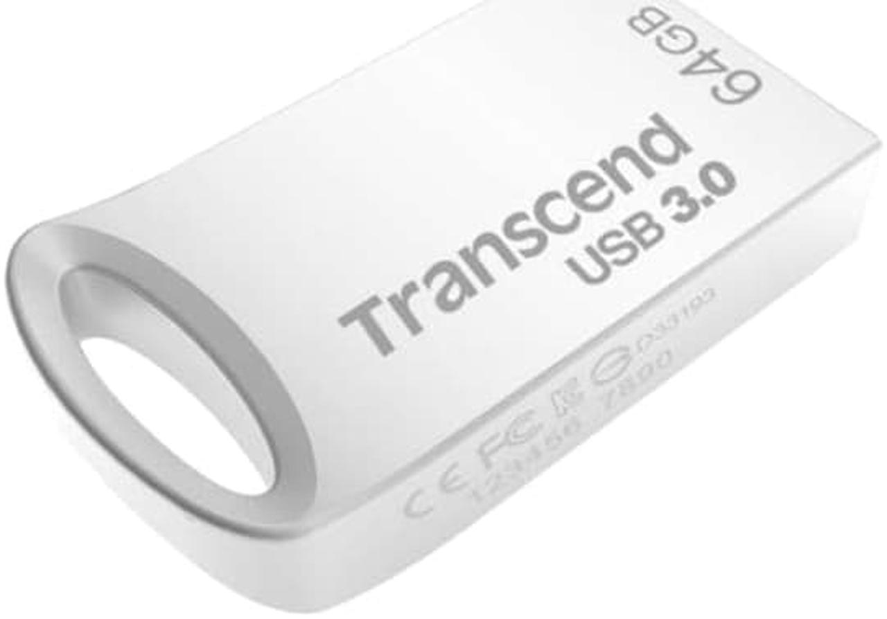 Alt view image 3 of 5 - 64GB JETFLASH 710 SILVER USB 3.0