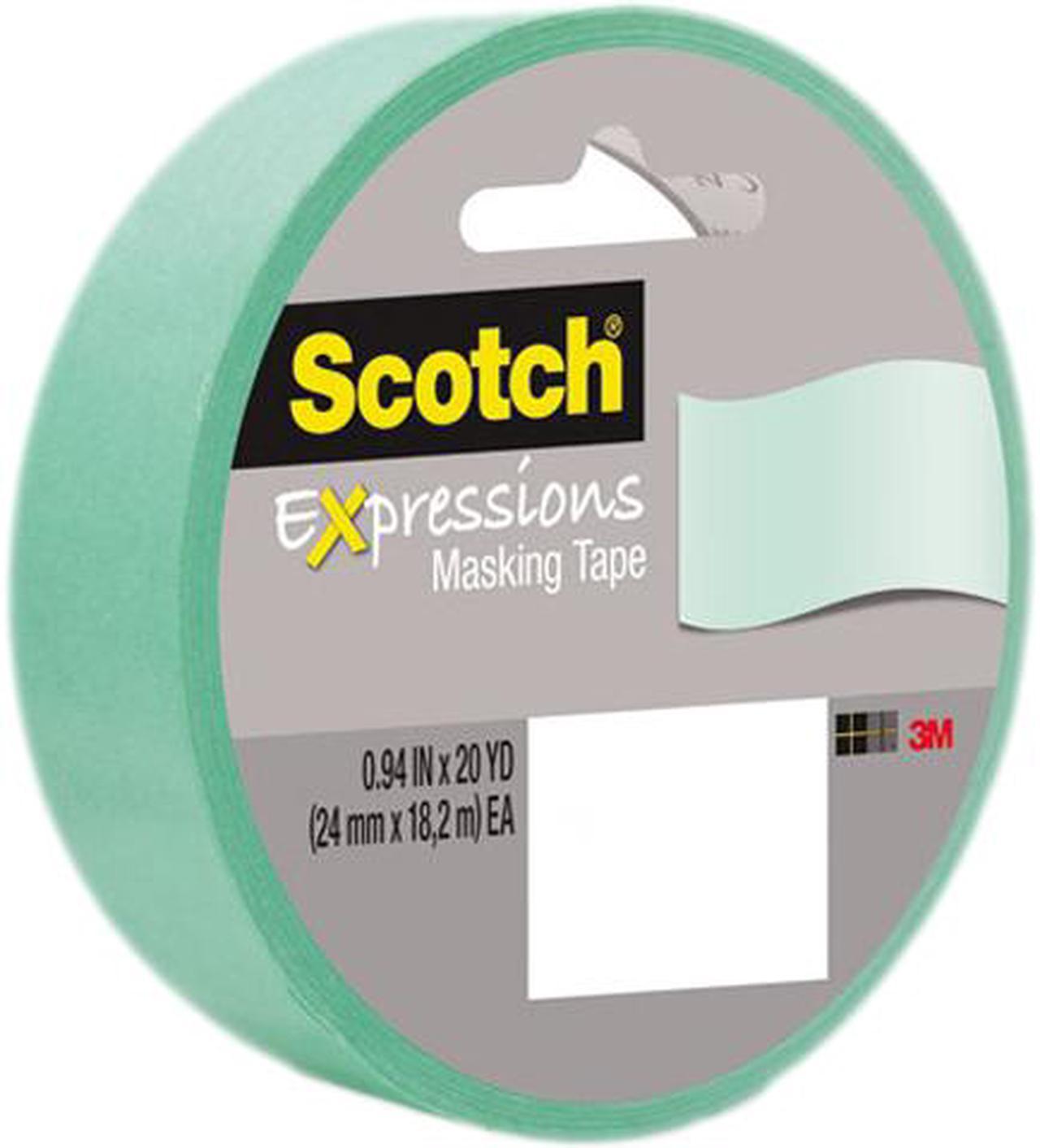 Scotch Decorative Masking Tape 1"X 20 Yards-Mint