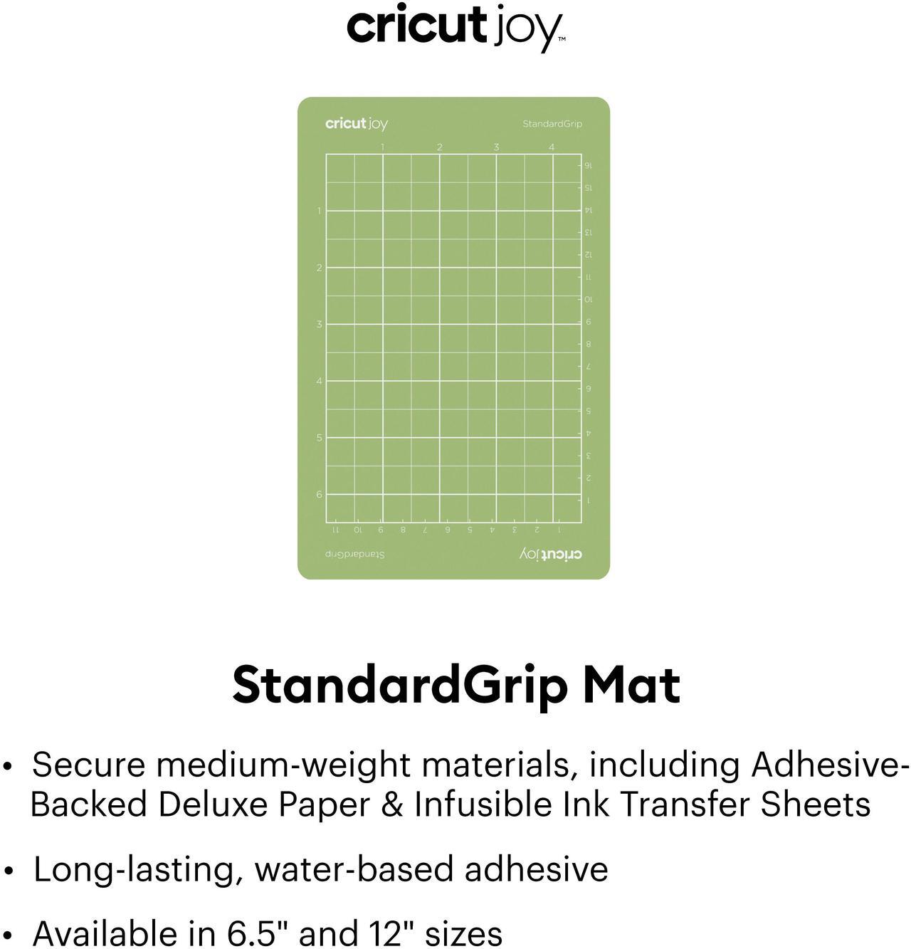 Alt view image 3 of 4 - Cricut Joy StandardGrip Cutting Mat Green | 1 Mat 4.5"x12" 2007932