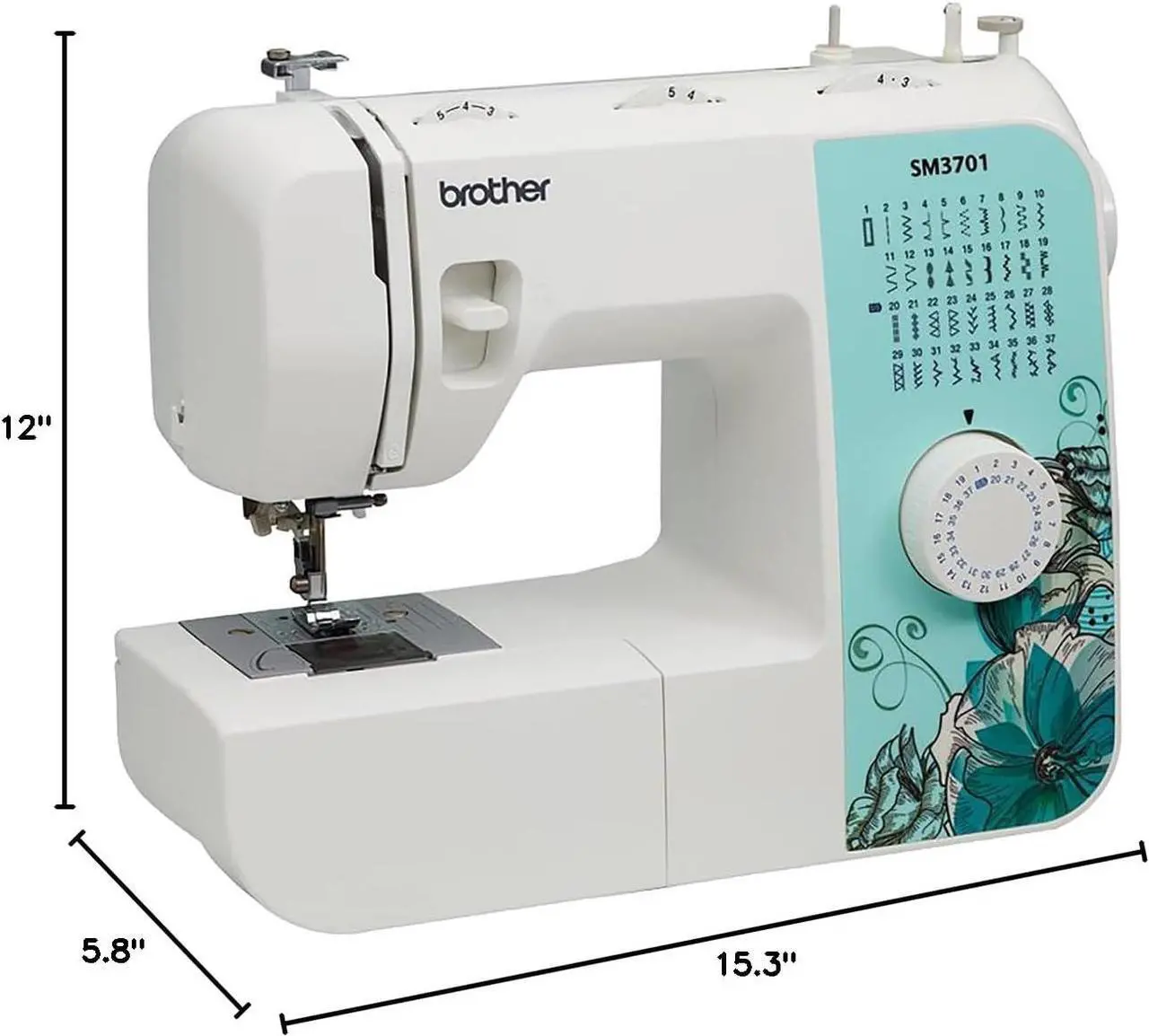 Alt view image 6 of 6 - brother SM3701 37-Stitch Sewing Machine