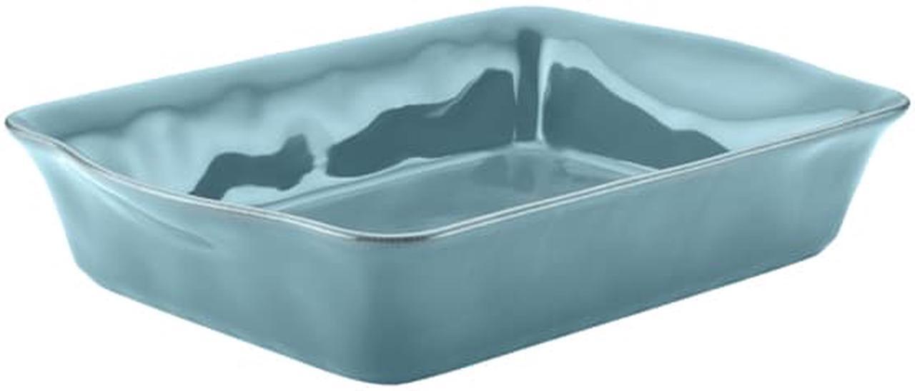 Alt view image 2 of 4 - Rachael Ray Cucina Stoneware 9-Inch x 13-Inch Rectangular Baker, Agave Blue