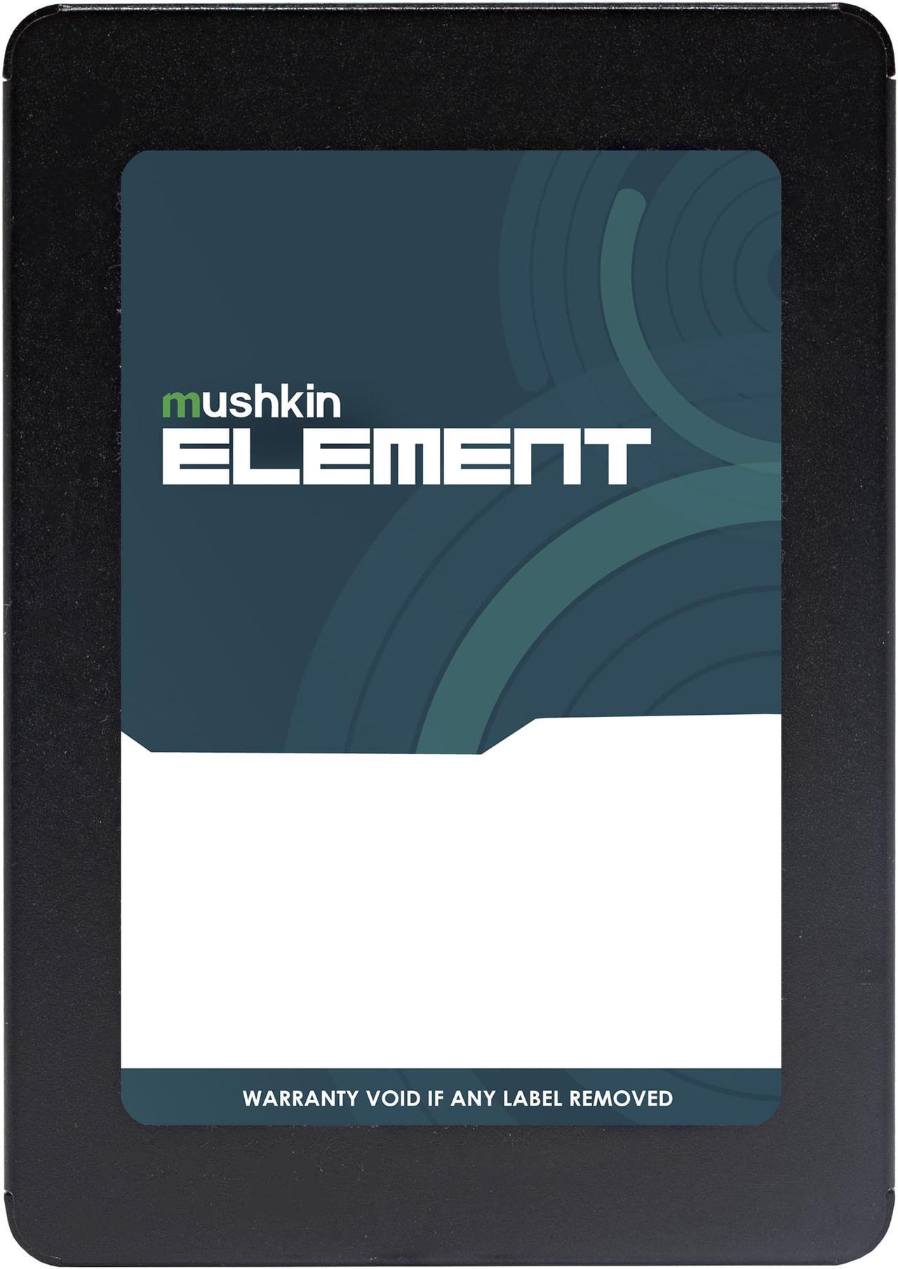 Mushkin Element  1TB Internal Solid State Drive (SSD) - 2.5 Inch - SATA III - 6Gb/s - 3D Vertical NAND Flash - 7mm  (MKNSSDEL1TB)