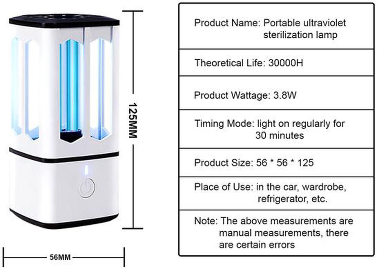 Alt view image 2 of 5 - UV Light Sanitizer - Hand Held Sterilizer Wand - Portable Germicidal Lamp Sterilization- UV Disinfection Stick
