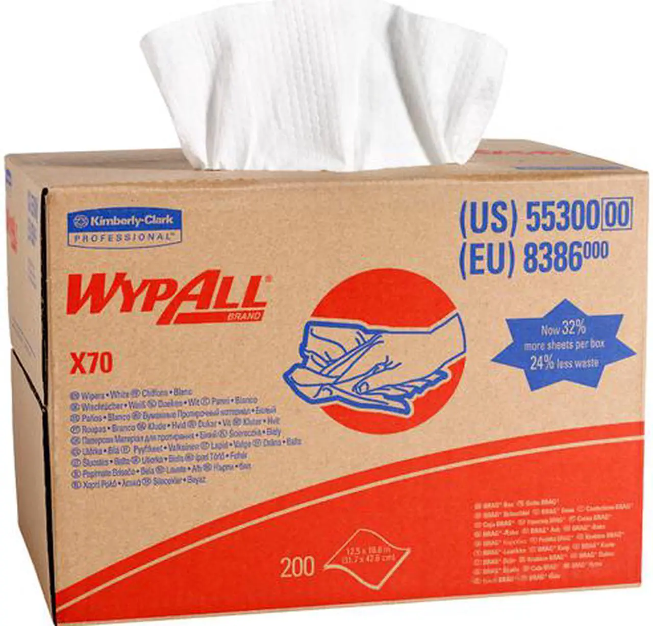 Main image of WypAll X70 Cloths 55300