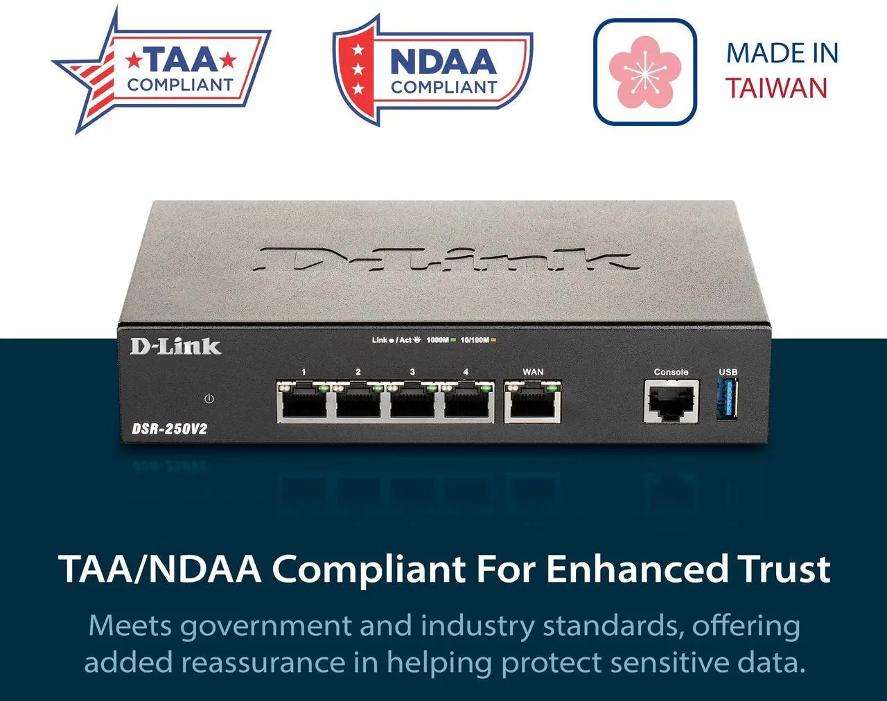 Alt view image 3 of 6 - SERVICES ROUTER, 8 GIGABIT PORTS, 1 WAN, VPN, SS