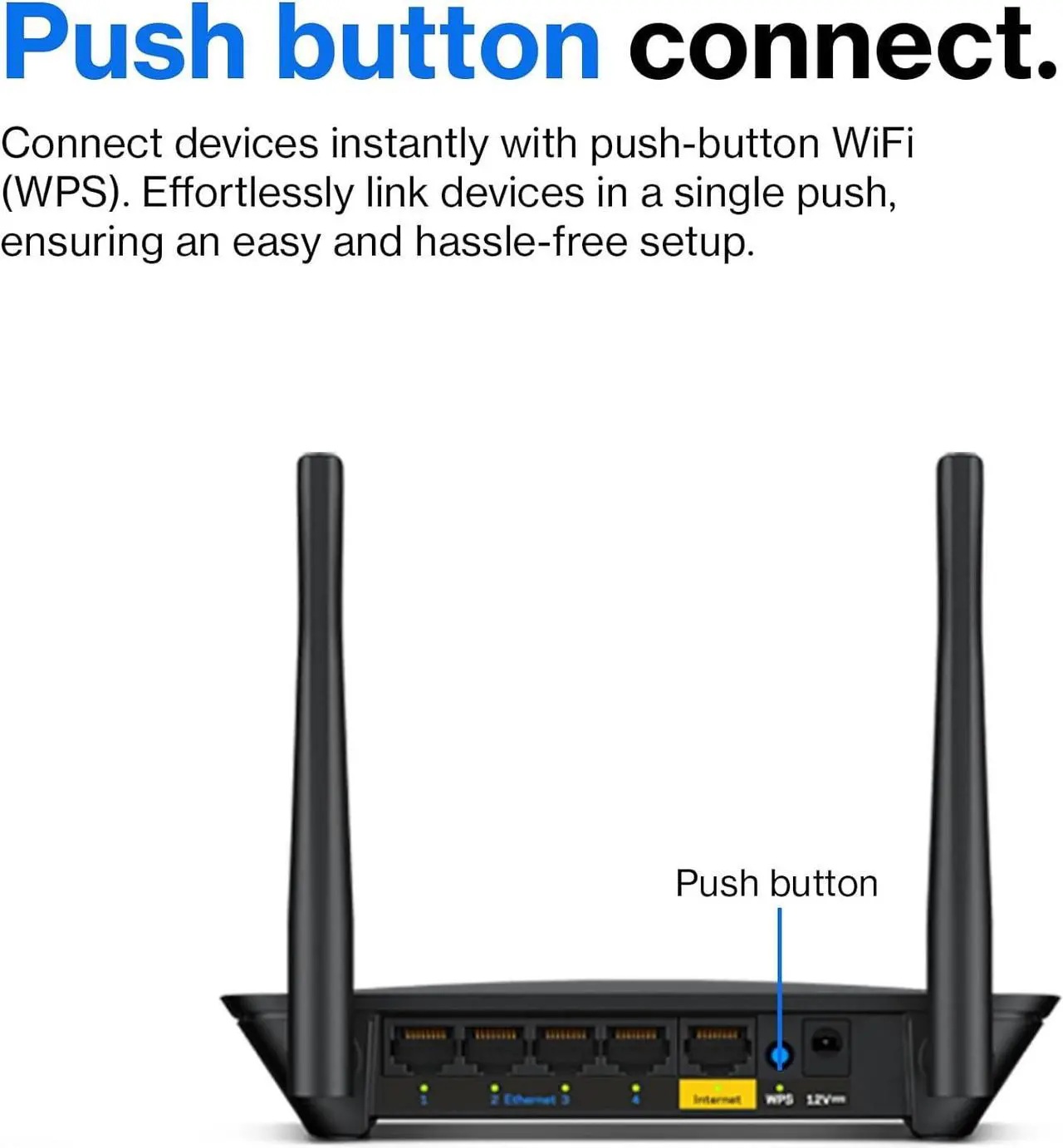 Alt view image 3 of 5 - Linksys E5350 WiFi 5 Dual-Band AC1000 Router, East Setup, Reliable WiFi Connections and WiFi Speeds