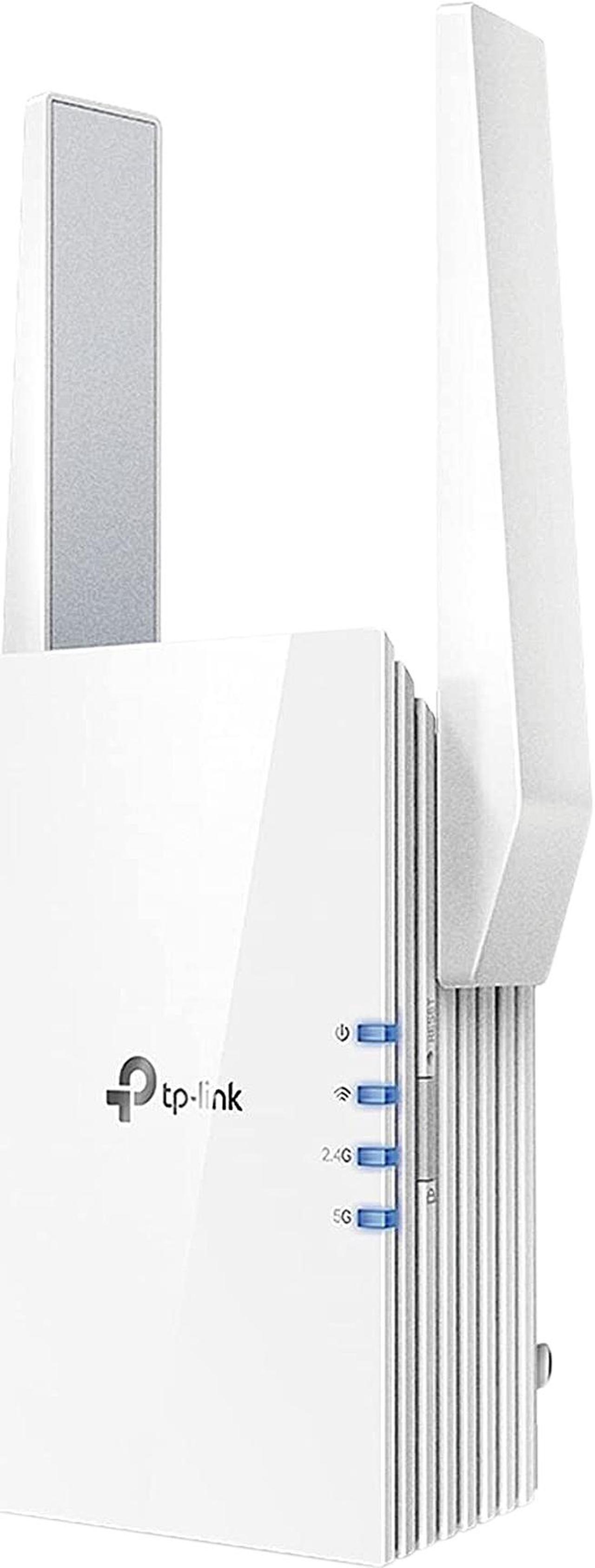 TP-Link AX1500 WiFi Extender Internet Booster, WiFi 6 Range Extender Covers up to 1500 sq. ft. and 25 Devices, Dual Band up to 1.5Gbps Speed, AP Mode w/Gigabit Port, APP Setup, OneMesh Compatible (RE505X)