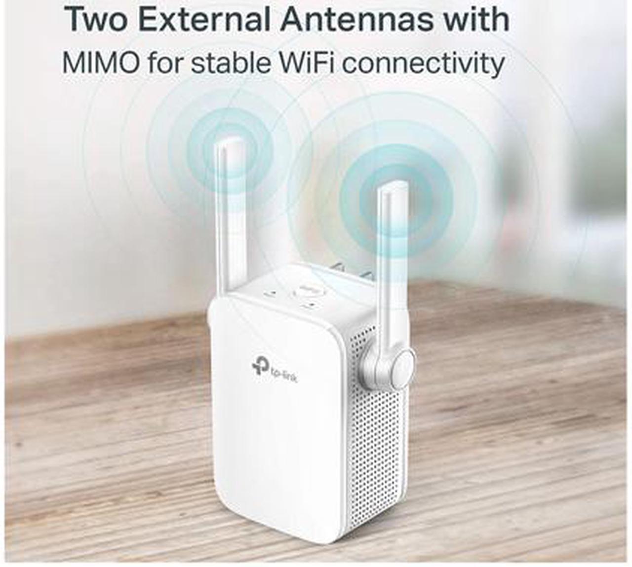 Alt view image 4 of 6 - TP-Link N300 WiFi Extender (RE105), WiFi Extenders Signal Booster for Home, Single Band WiFi Range Extender, Internet Booster, Supports Access Point, Wall Plug Design, 2.4GHz only