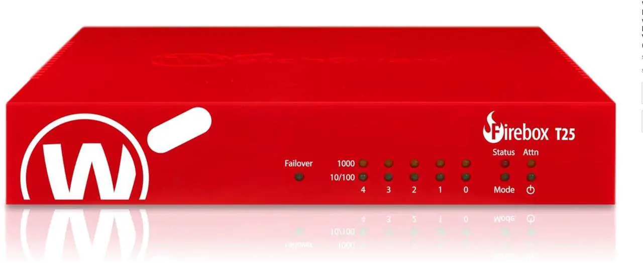 Main image of WatchGuardFirebox T25-W with 1-yr Total Security Suite