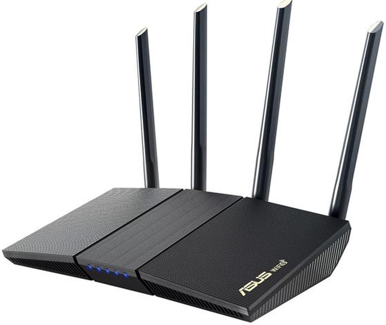 ASUS AX1800 Dual Band WiFi 6 (802.11ax) Router Supporting MU-MIMO and OFDMA Technology, with AiProtection Classic Network Security Powered by Trend Micro (RT-AX1800S)