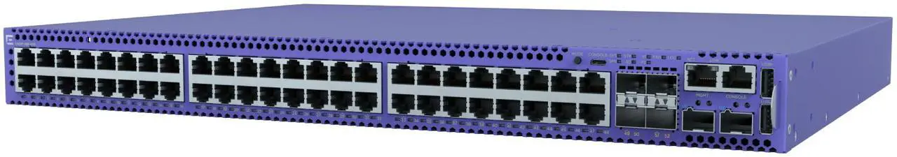 Alt view image 3 of 5 - 5420F-48P-4XE - Extreme Networks ExtremeSwitching 5420F Ethernet Switch - 48 Ports - 2 Layer Supported - Modular - Optical Fiber, Twisted Pair - PoE Ports - Lifetime Limited