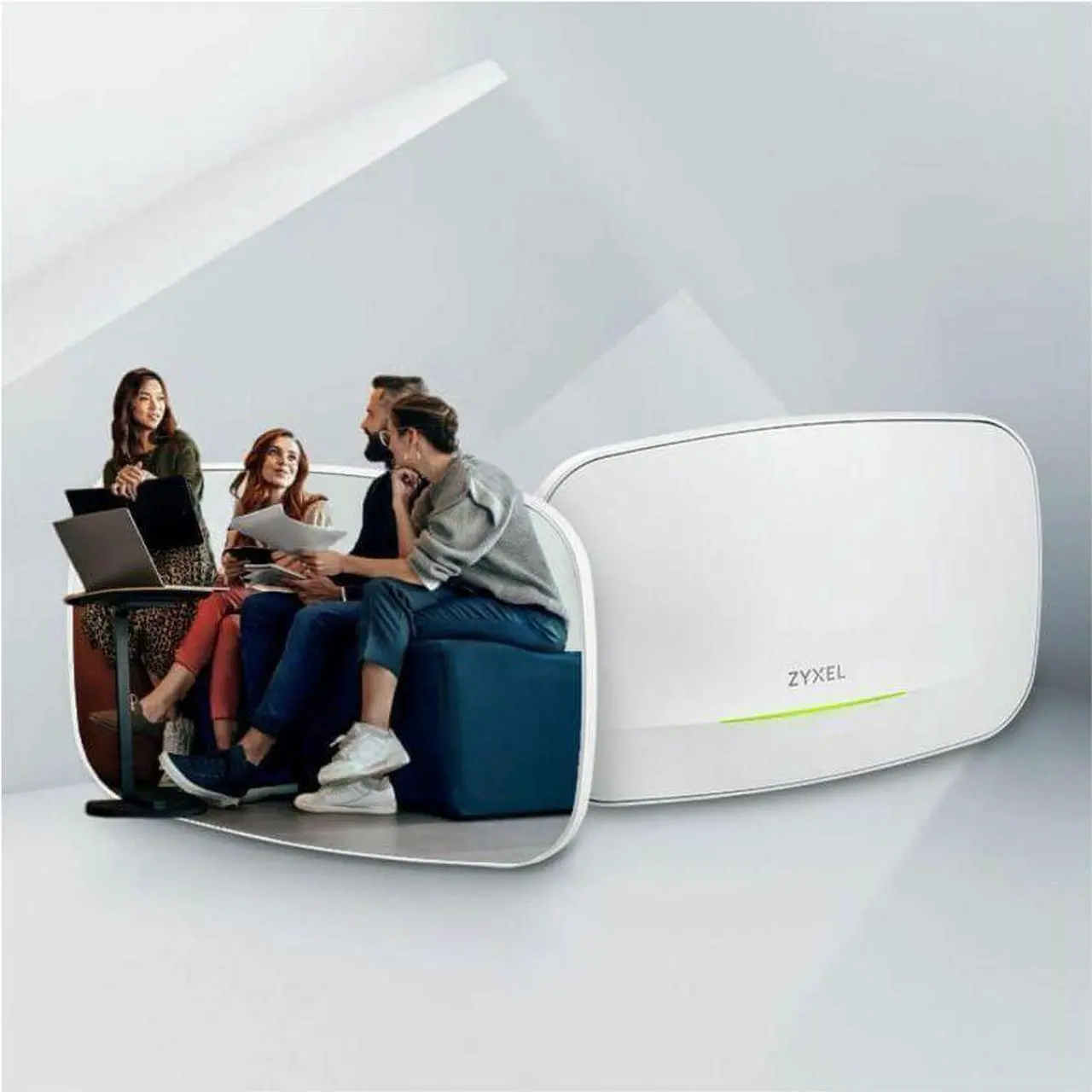 Alt view image 8 of 8 - ZyXEL WiFI 7 BE11000 Wireless MultiGig Pro Access Point, POE+, NWA130B