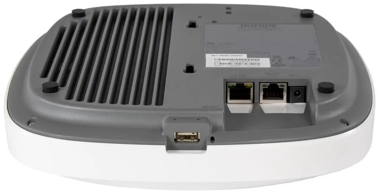 Alt view image 6 of 7 - Ruckus 901-R560-US00 Indoor Wi-Fi 6E (802.11ax) Access Point, High-Performance Tri-Radio Wi-Fi 6E 2x2:2 with 4.7 Gbps max rate and Embedded IoT