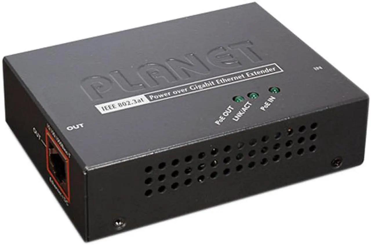Main image of PLANET POE-E201 IEEE802.3at High Power PoE Repeater (Extender)