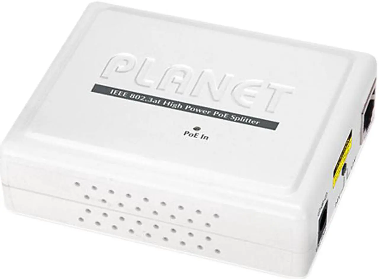 Main image of PLANET POE-162S IEEE 802.3at Gigabit High Power Over Ethernet Splitter
