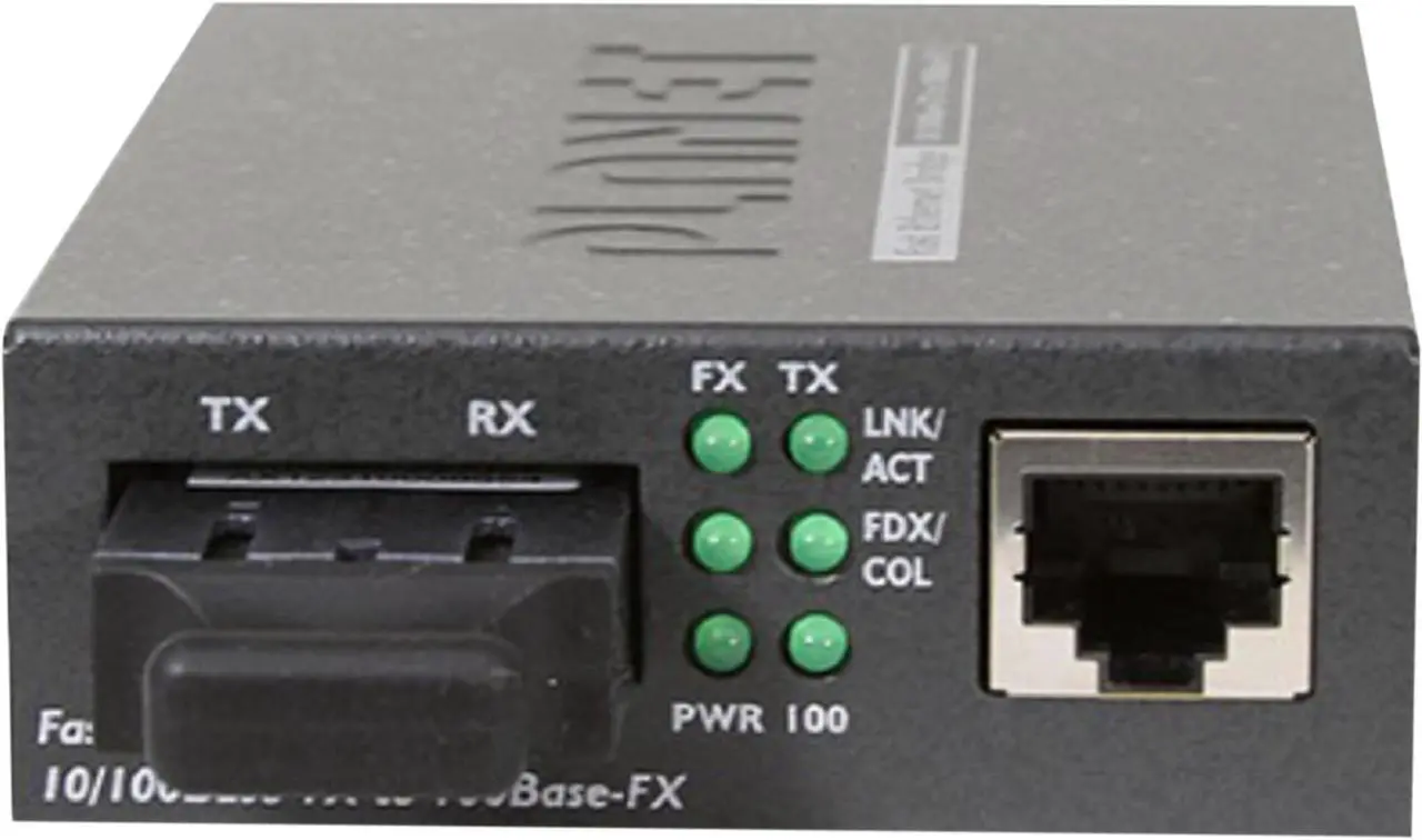 Main image of PLANET FT-802S15 10/100TX - 100Base-FX Fiber Media Converter (SM, SC, 15 km, LFPT)