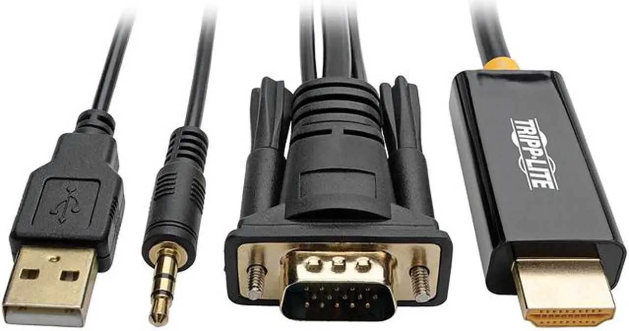 Alt view image 3 of 11 - 6FT VGA TO HDMI ADAPTER CABLE