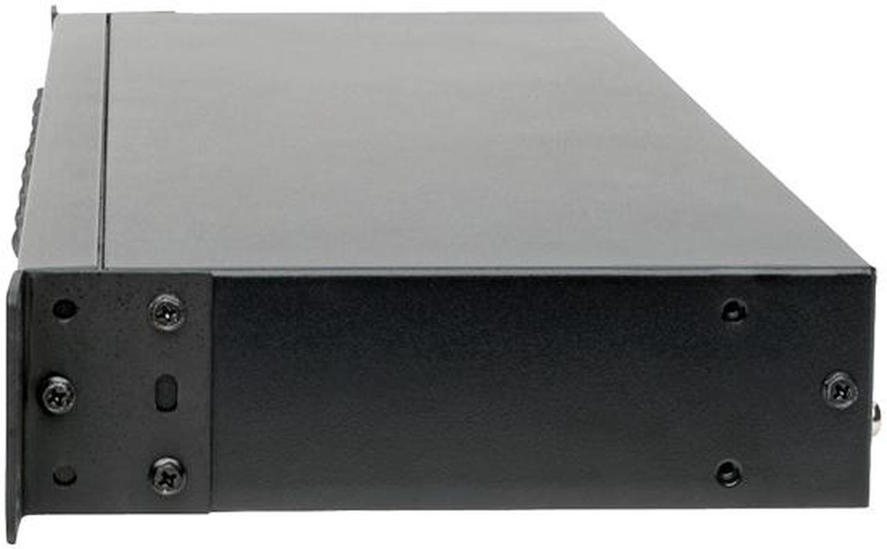 Alt view image 4 of 6 - Tripp Lite 8-Port KVM Switch DVI/USB w Audio & Peripheral Sharing 1U 1080p (B024-DUA8-SL)