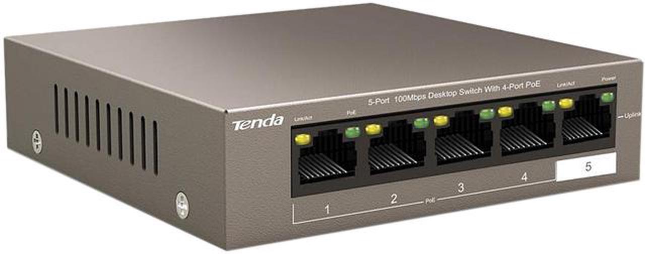 Main image of Tenda Tef1105p 5-Port 10-100 Mbps Unmanaged Switch