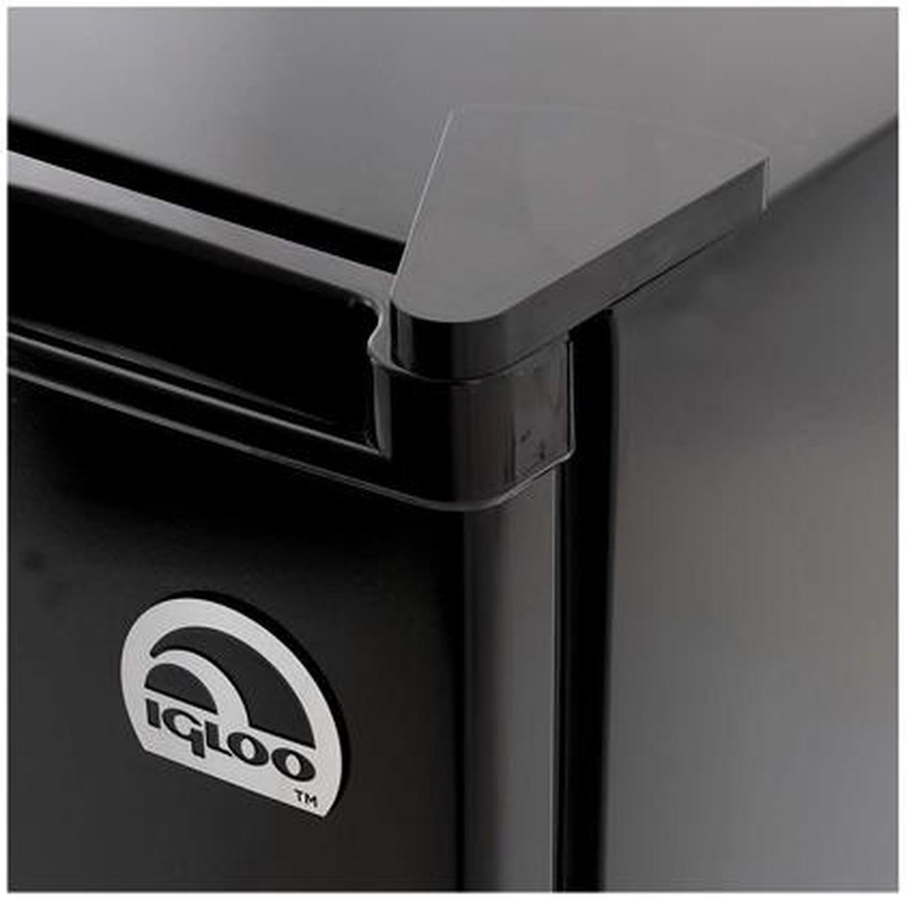 Alt view image 4 of 6 - IGLOO  FR464-BLACK  4.5 cu. ft. Mini Refrigerator, Black