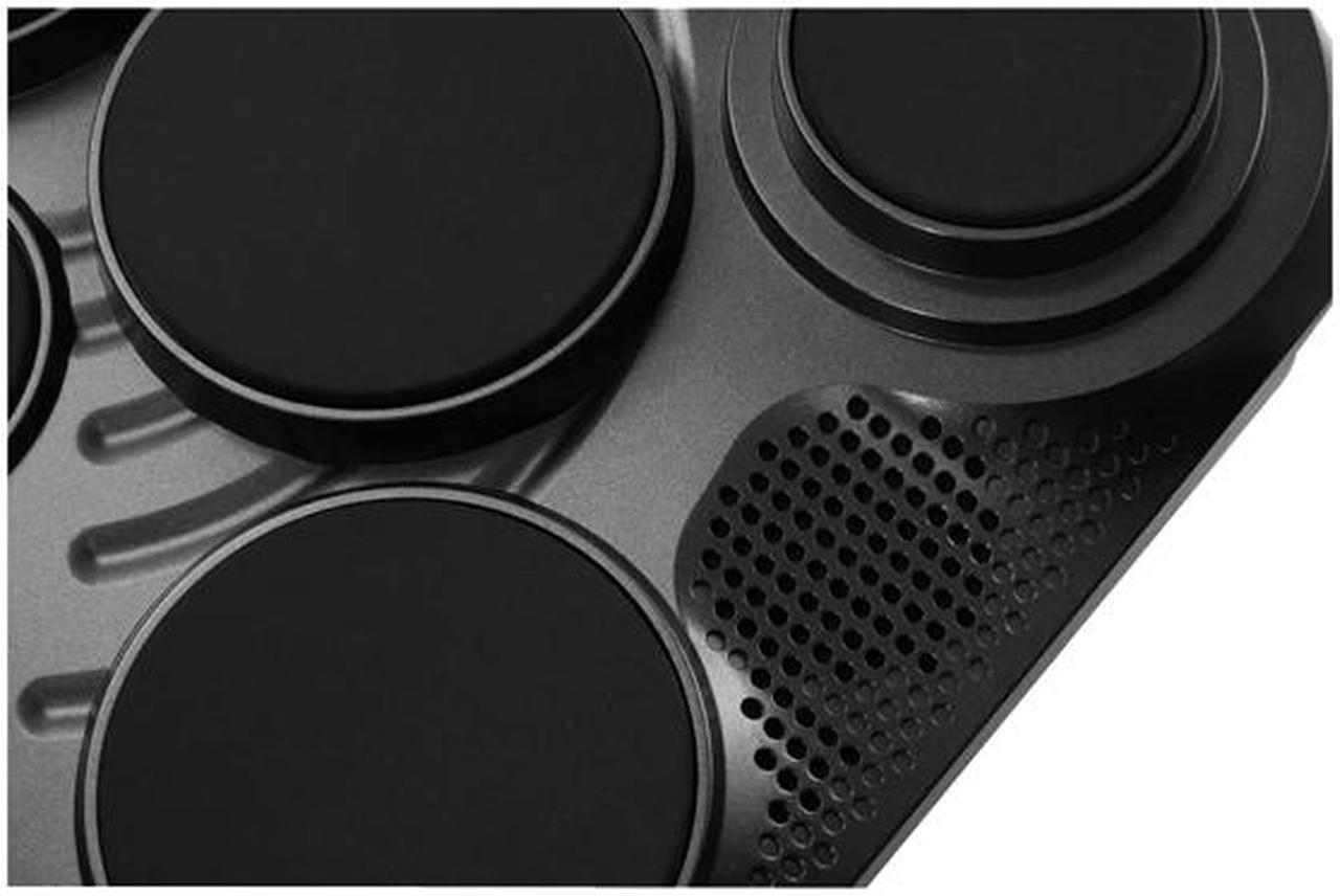Alt view image 4 of 8 - Pyle Pro Electronic Drum Set Portable Tabletop 7 Pad Digital Musical Drum Kit