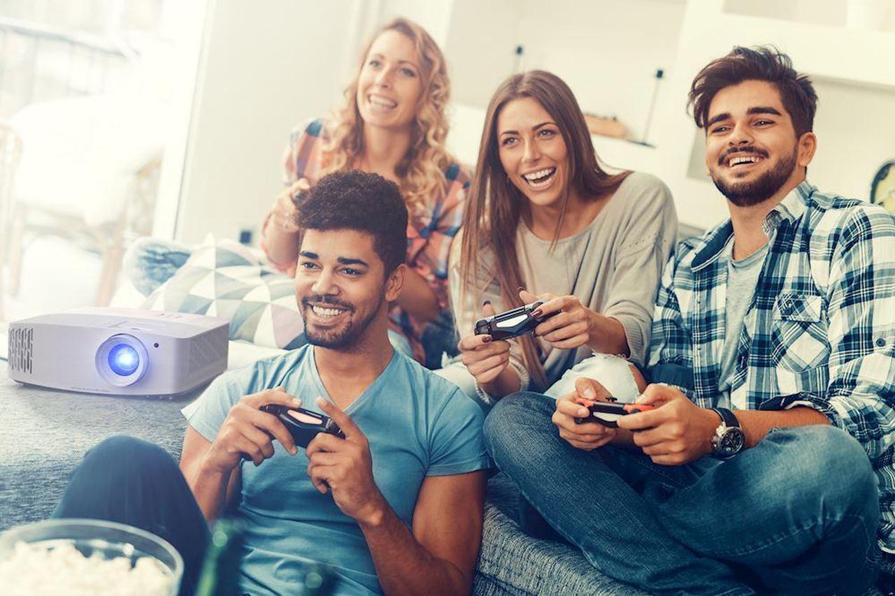 Alt view image 9 of 10 - Optoma UHD35x True 4K UHD Gaming Projector | 3,600 Lumens | 4.2ms Response Time at 1080p with Enhanced Gaming Mode | 240Hz Refresh Rate | HDR10 & HLG
