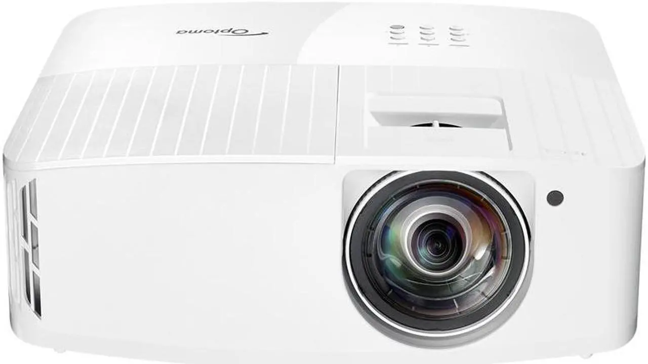 Alt view image 2 of 12 - Optoma UHD35STx Short Throw True 4K UHD Gaming and Home Entertainment Projector | 3,600 Lumens for Lights-On Viewing | 240Hz Refresh Rate and Ultra-Low 4ms Response Time