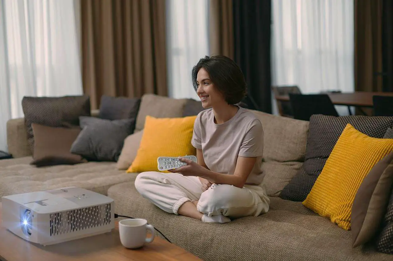 Alt view image 9 of 12 - Optoma UHD35STx Short Throw True 4K UHD Gaming and Home Entertainment Projector | 3,600 Lumens for Lights-On Viewing | 240Hz Refresh Rate and Ultra-Low 4ms Response Time