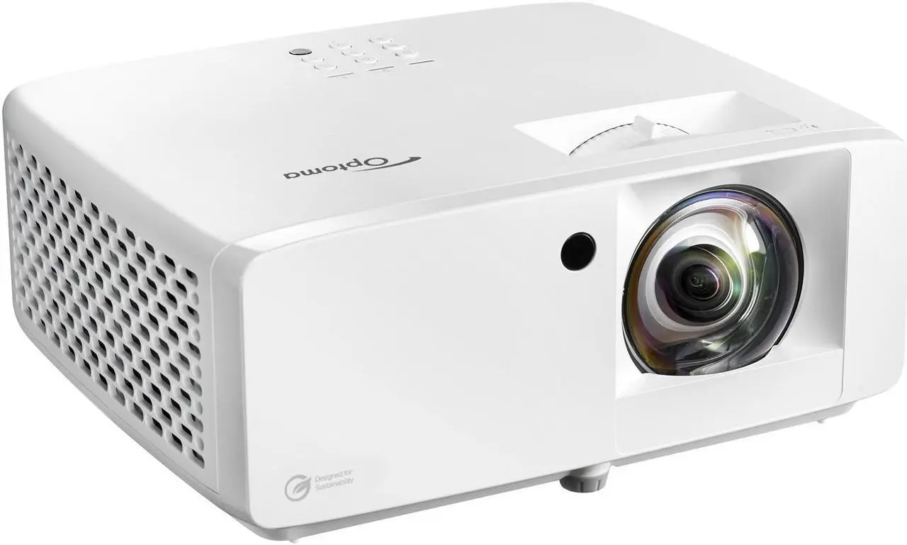 Alt view image 4 of 12 - Optoma UHZ35ST Eco-friendly compact high brightness 4K UHD laser projector | 3,500 Lumens for Lights-On Viewing | 240Hz Refresh Rate and Ultra-Low 4.4ms Response Time