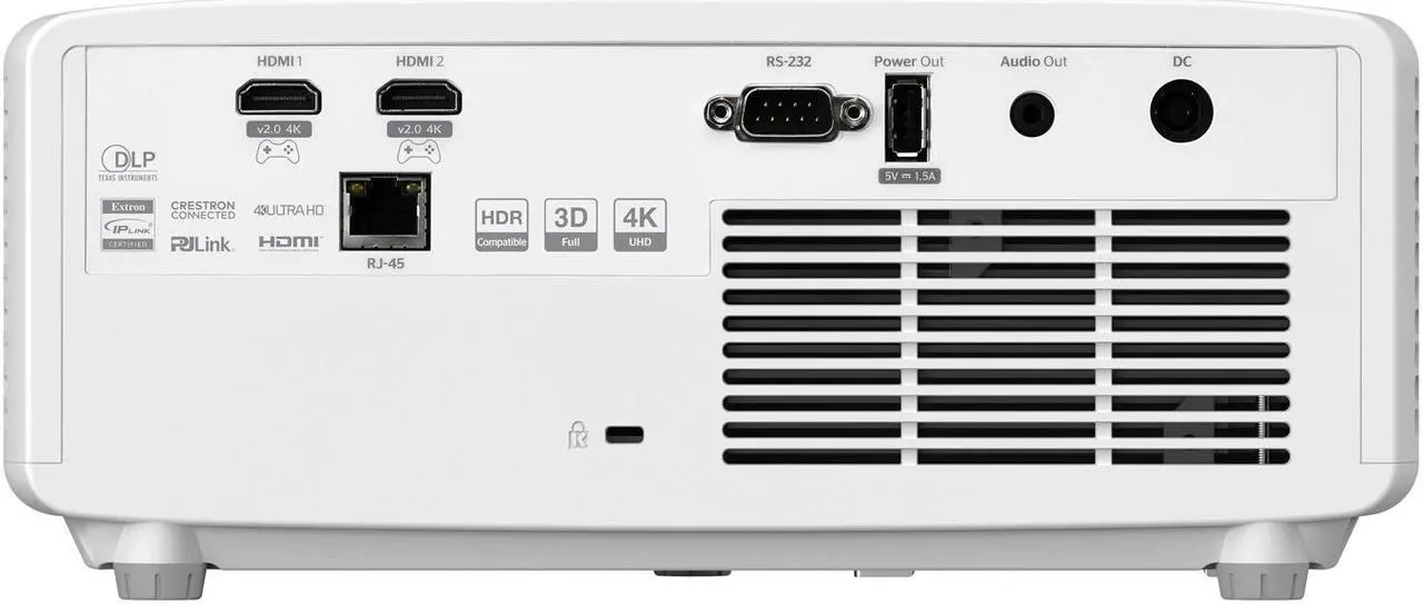 Alt view image 5 of 12 - Optoma UHZ35ST Eco-friendly compact high brightness 4K UHD laser projector | 3,500 Lumens for Lights-On Viewing | 240Hz Refresh Rate and Ultra-Low 4.4ms Response Time