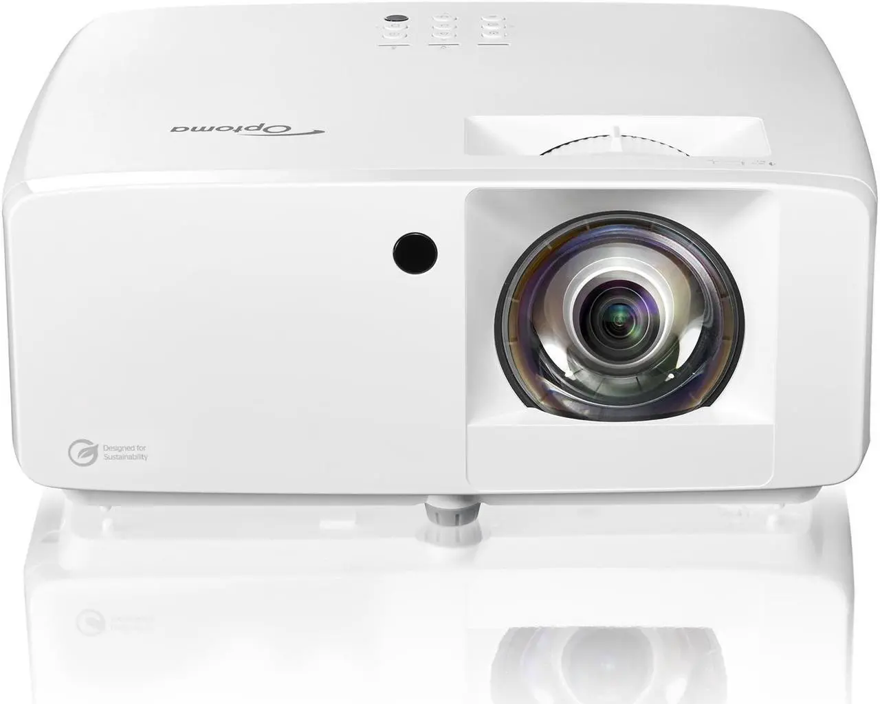 Alt view image 7 of 12 - Optoma UHZ35ST Eco-friendly compact high brightness 4K UHD laser projector | 3,500 Lumens for Lights-On Viewing | 240Hz Refresh Rate and Ultra-Low 4.4ms Response Time