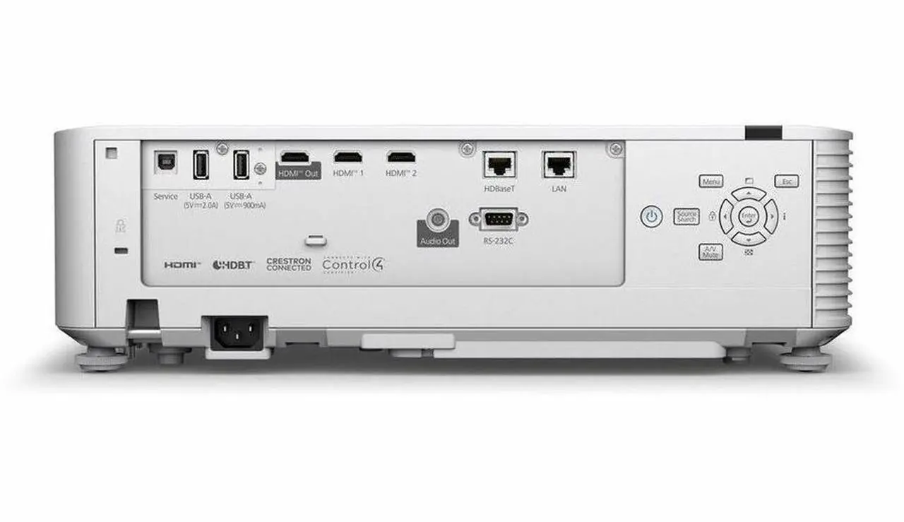 Alt view image 2 of 6 - Epson PowerLite L690E Laser Projector - 6500 lm - Wireless LAN - White  V11HB25020