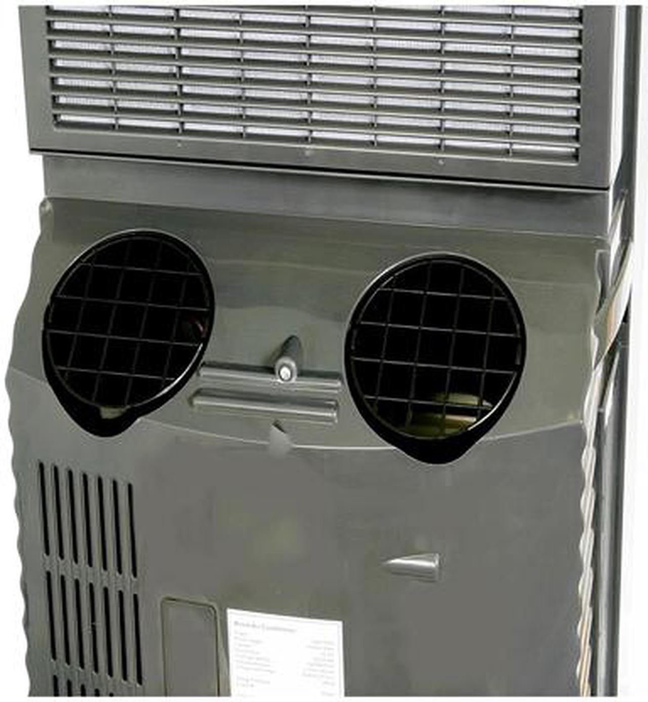 Alt view image 3 of 9 - Whynter 14000 BTU Portable Air Conditioner with Remote Platnium/Black (ARC-14S)