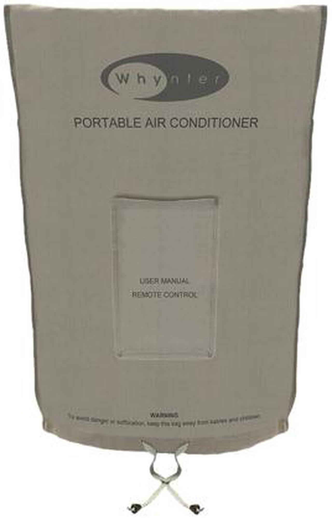 Alt view image 7 of 9 - Whynter 14000 BTU Portable Air Conditioner with Remote Platnium/Black (ARC-14S)
