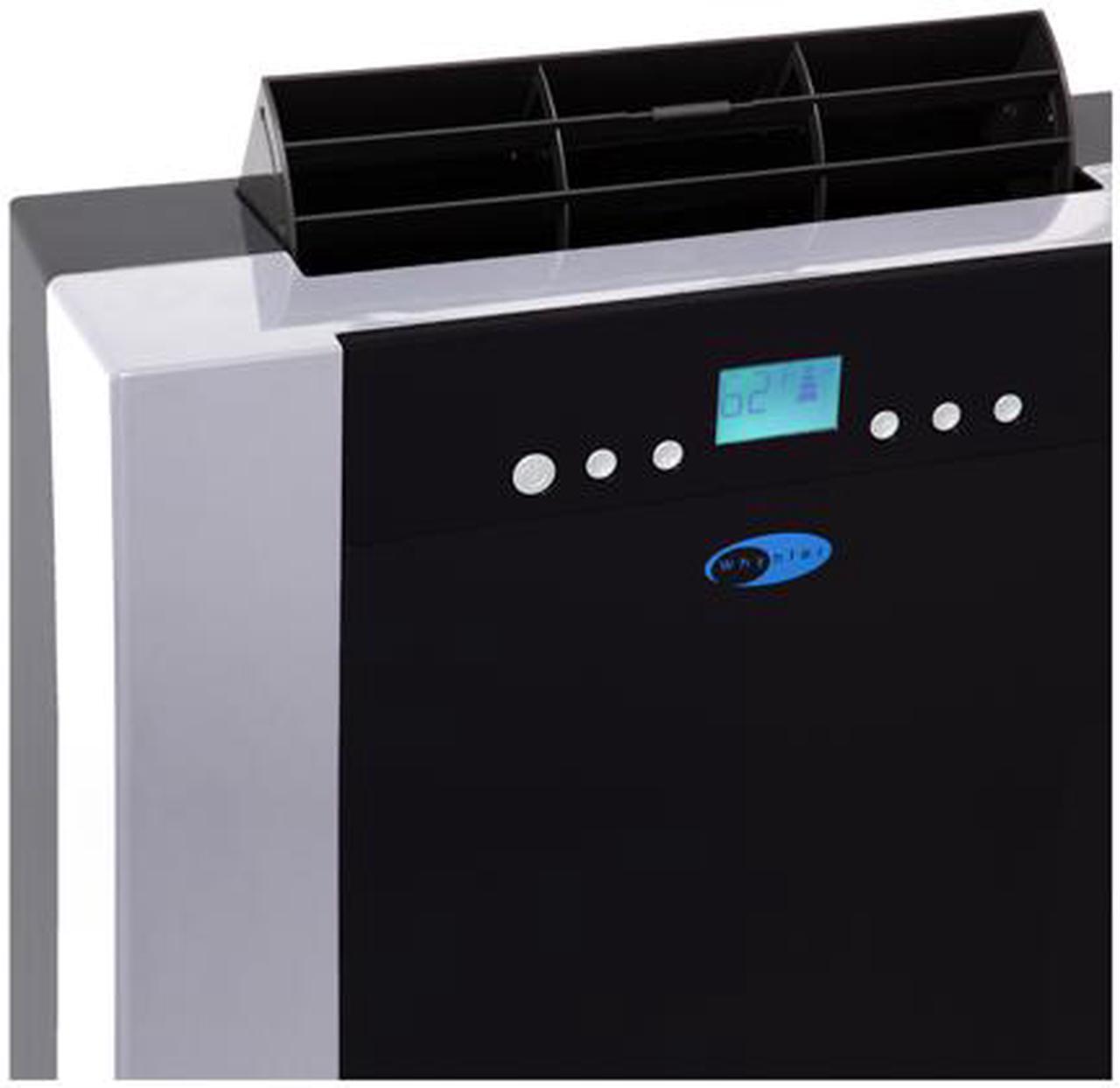 Alt view image 2 of 9 - Whynter 14000 BTU Portable Air Conditioner with Remote Platnium/Black (ARC-14S)