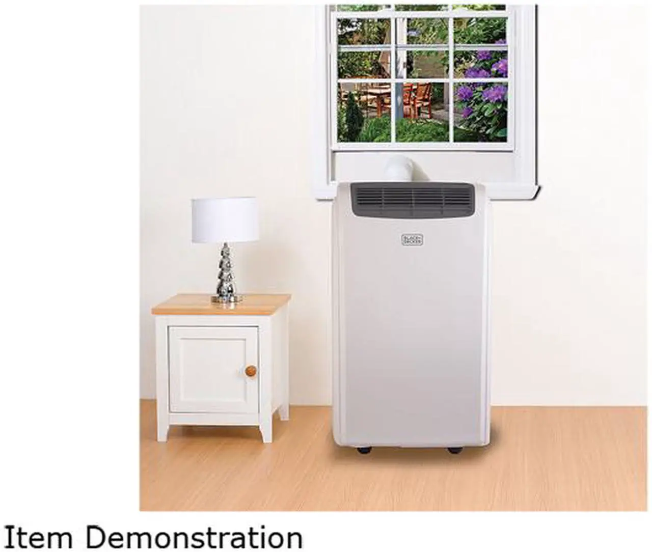 Alt view image 6 of 6 - Black and Decker 14,000 BTU Portable Air Conditioner Unit Dehumidifier