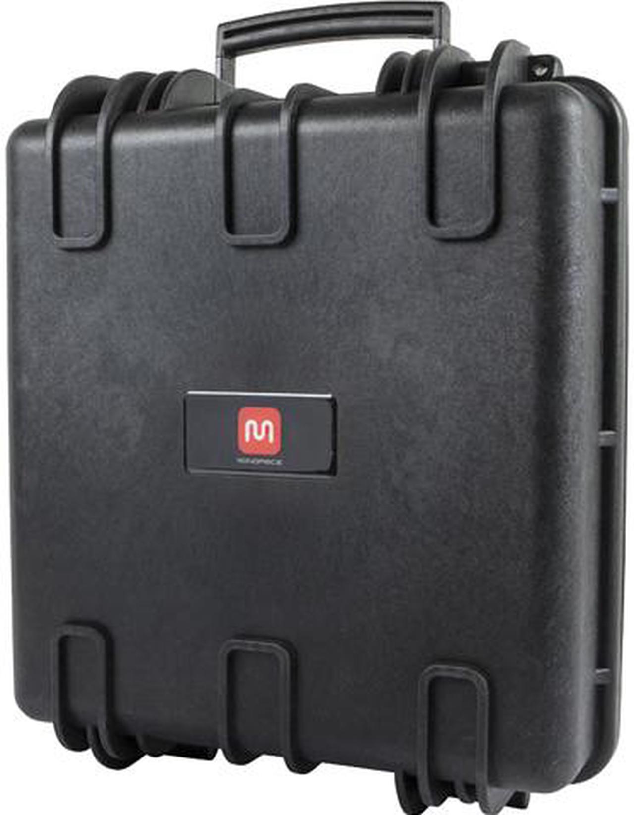 Monoprice Weatherproof Hard Case - 14 x 16 x 8 in With Customizable Foam, Shockproof, Customizable Name Plate