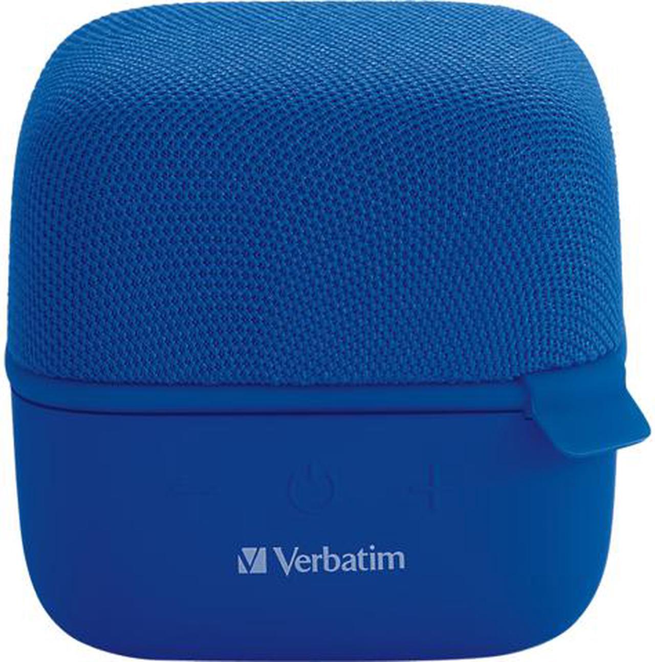 Verbatim 70226 Wireless Cube Bluetooth Portable Speaker - Blue