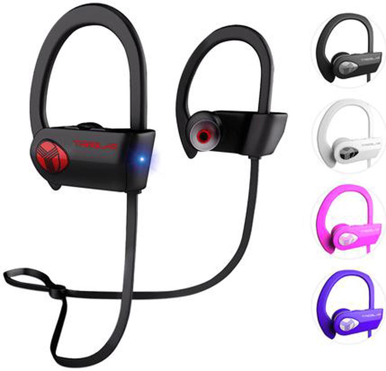 Alt view image 2 of 5 - TREBLAB XR500 - Ultimate Cordless Bluetooth Running Headphones. Best Sport Wireless Earbuds for Gym. Noise Canceling Secure-Fit IPX7 Wireless Waterproof Headphones Mic. Workout Earphones 2019 Upgrade