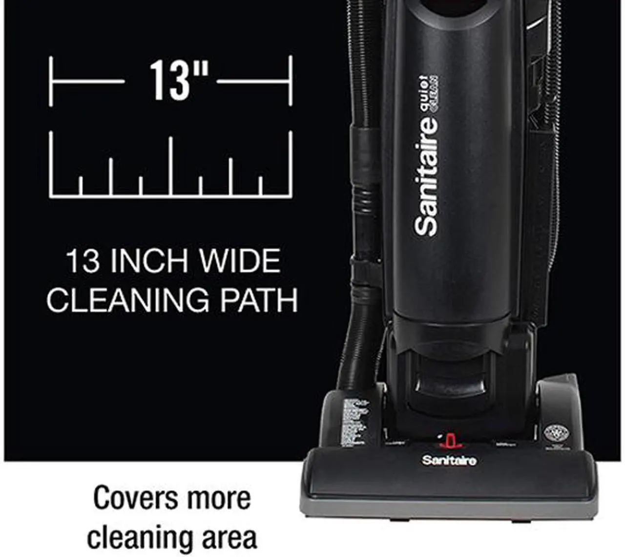 Alt view image 3 of 3 - Sanitaire Upright Vacuum,1-1/2 gal,Corded,120V SC5713D