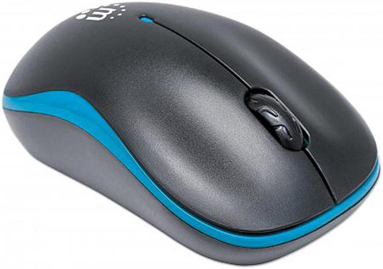 Manhattan 179416 Success Wireless Optical Mouse (Blue/Black)