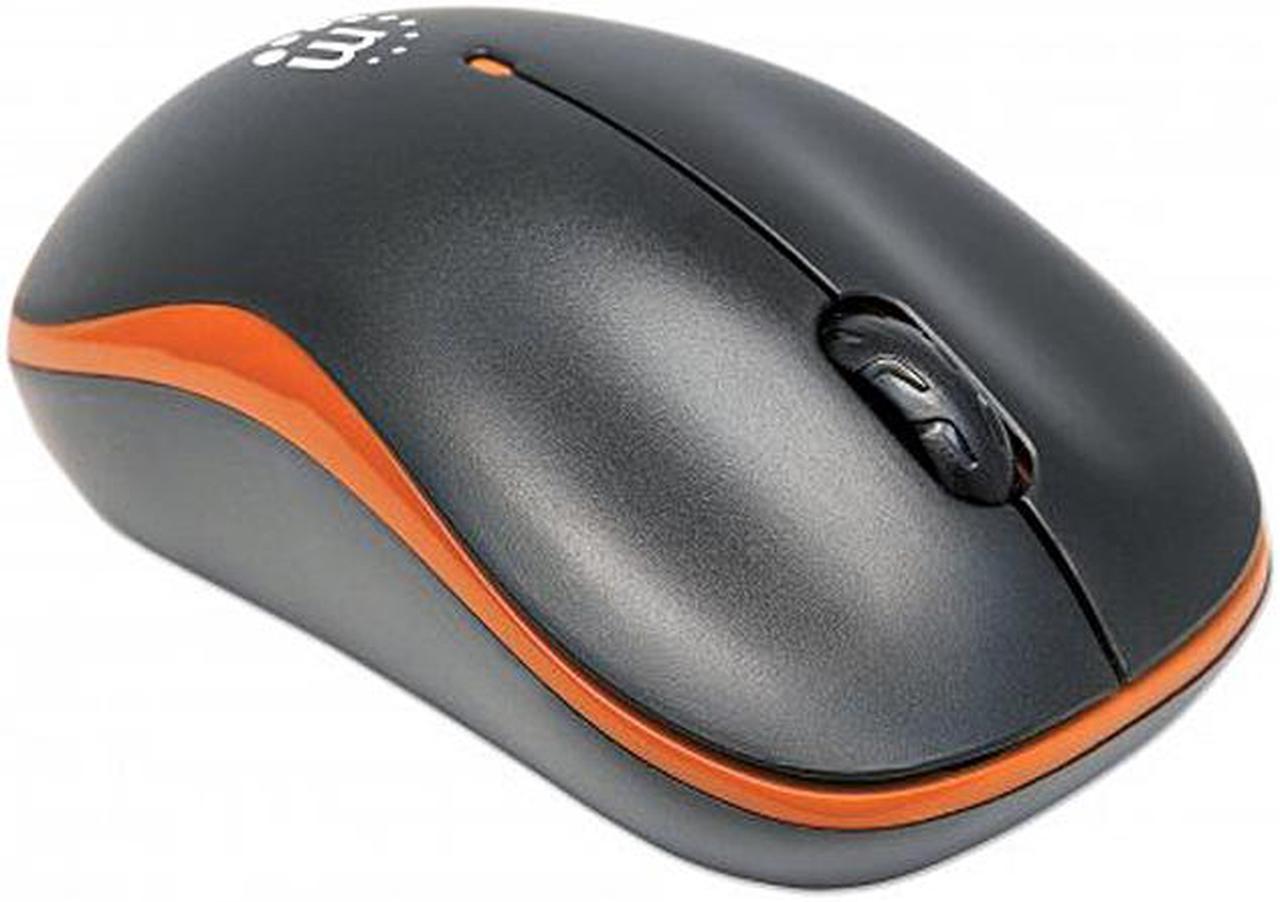 Manhattan 179409 Success Wireless Optical Mouse (Orange/Black)