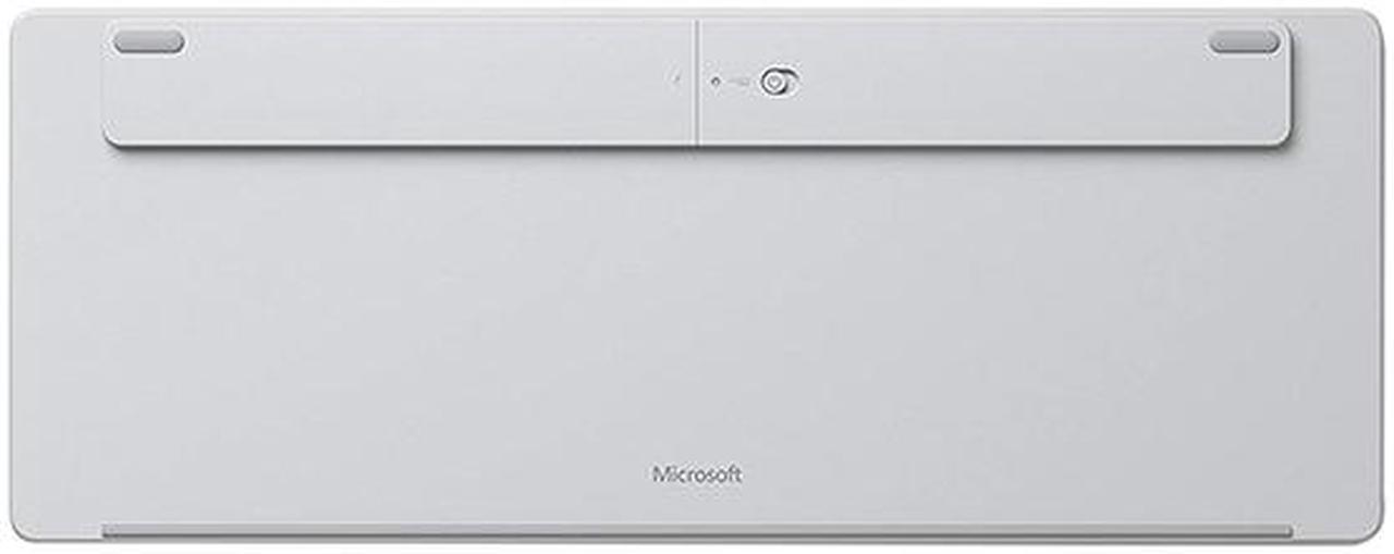 Alt view image 4 of 5 - Microsoft Designer Compact Keyboard - Glacier. Standalone Wireless Bluetooth Keyboard. Compatible with Bluetooth Enabled PCs/Mac