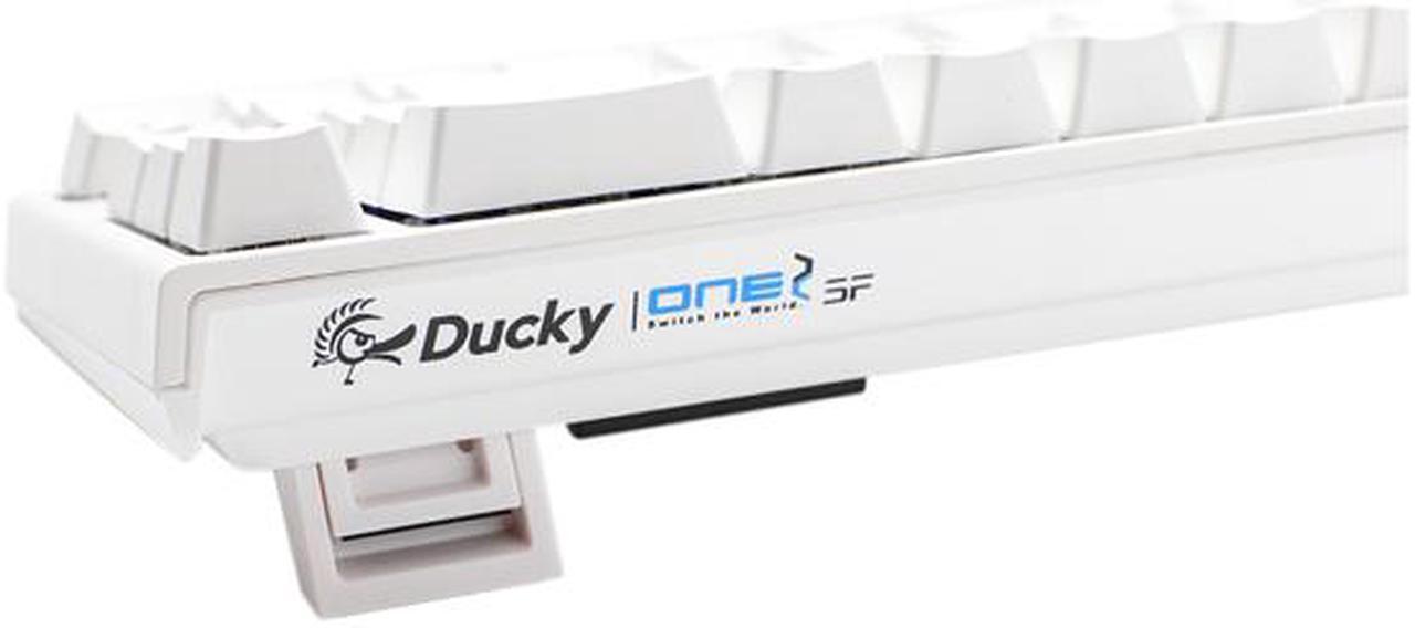 Alt view image 2 of 5 - Ducky One 2 SF 65% RGB LED Mechanical Keyboard, White w/ Cherry MX Silent Red Switches