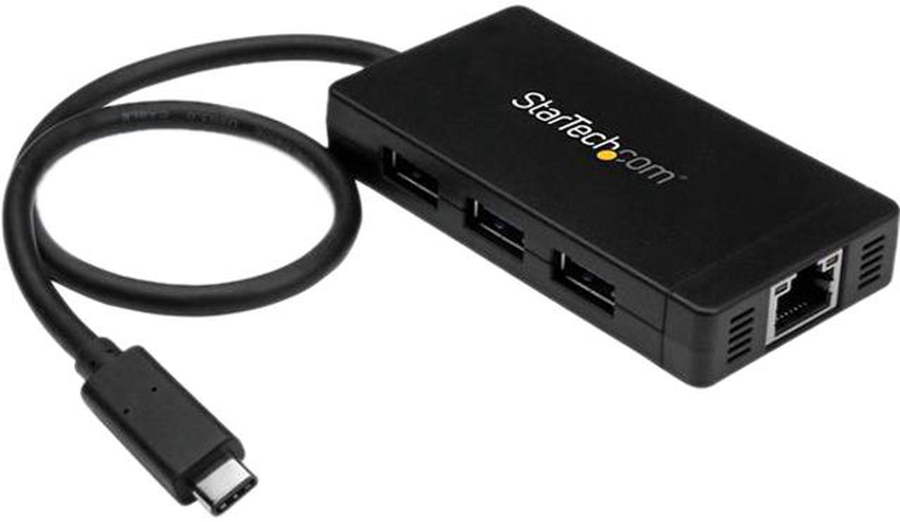 3PORT USB 3.0 HUB+GBE-USB-C