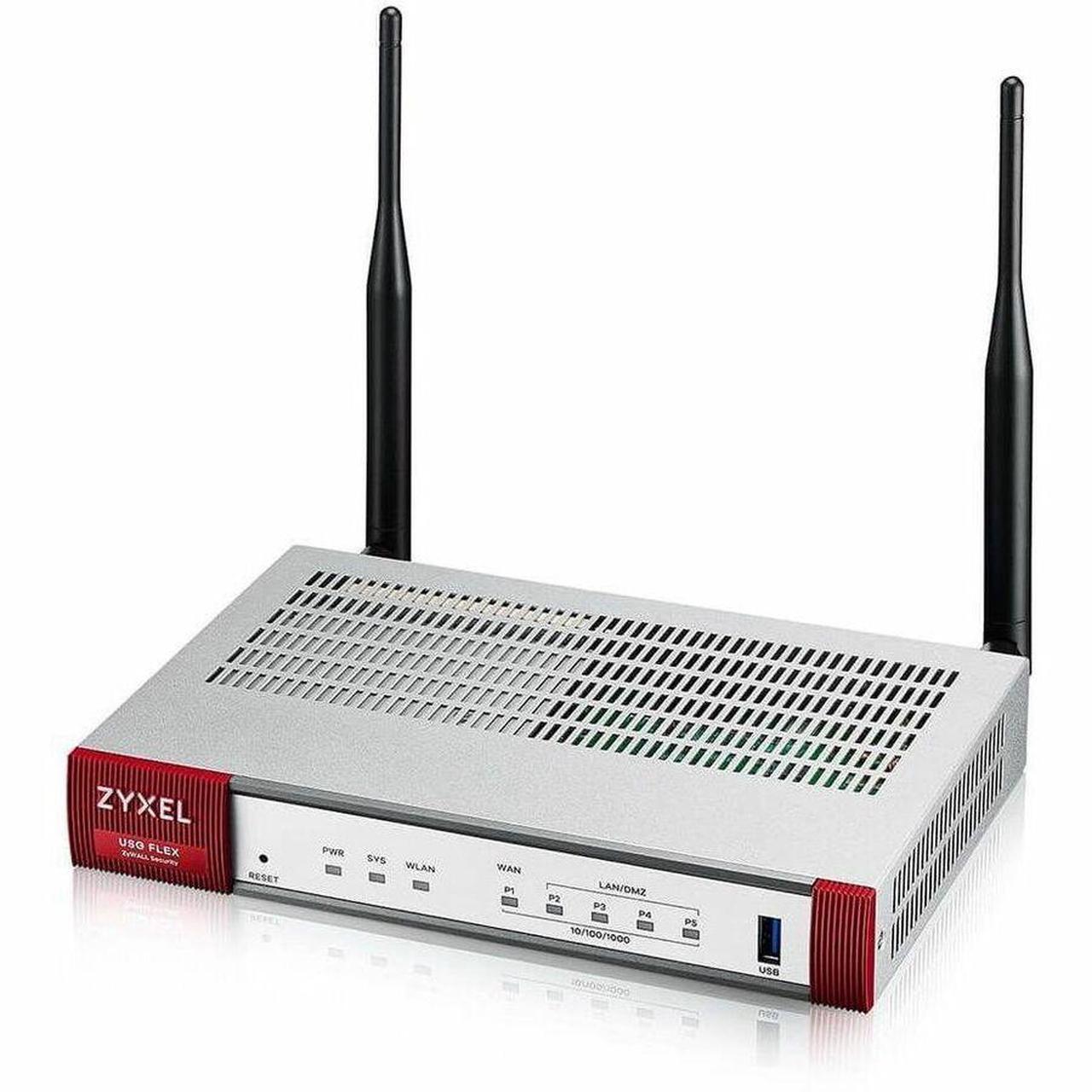 Alt view image 2 of 3 - ZyXEL UTM Cyber Security and VPN Firewall, 1 Year Gold Bundled Licenses + 1 Year Nebula Cloud Pro, Wifi 6 802.11ax, USGFLEX100AXBUN