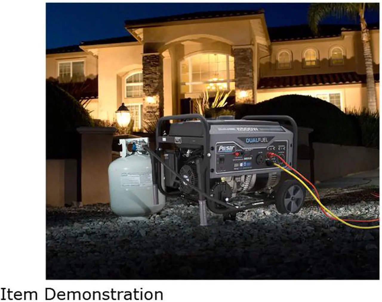 Alt view image 5 of 6 - Pulsar G65BN Portable Gas/LPG Dual Fuel Generator - 5500 Rated Watts & 6500 Peak Watts - RV Ready - CARB Compliant